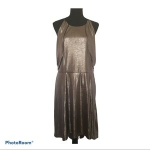 Halston Heritage Gunmetal Dress size 12